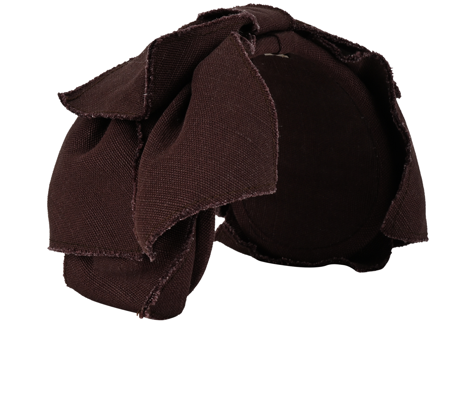 Bottega Veneta Bow Head Band, &pound;160, Accessories, Brown, Linen, Back view